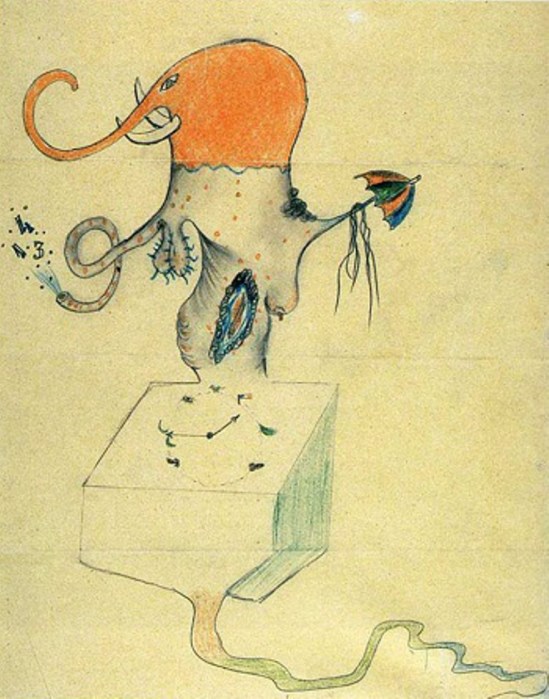 Andre Breton, Yves Tanguy, Marcel Duhamel, Max Morise