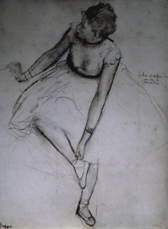 Edgar Degas. Danseuse assise