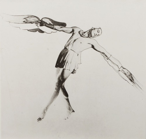 Serge Lifar in the ballet ‘Icare’, 1935 -by Pierre Boucher