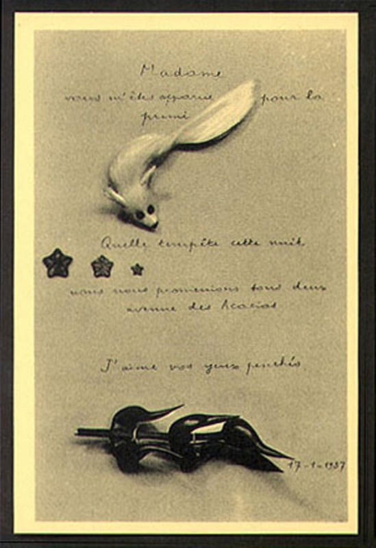 André Breton. La carte surréaliste 1937 Via vastaimages