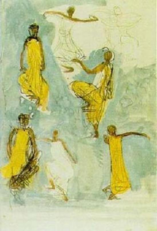Auguste Rodin. Danseuse cambodgienne 1906
