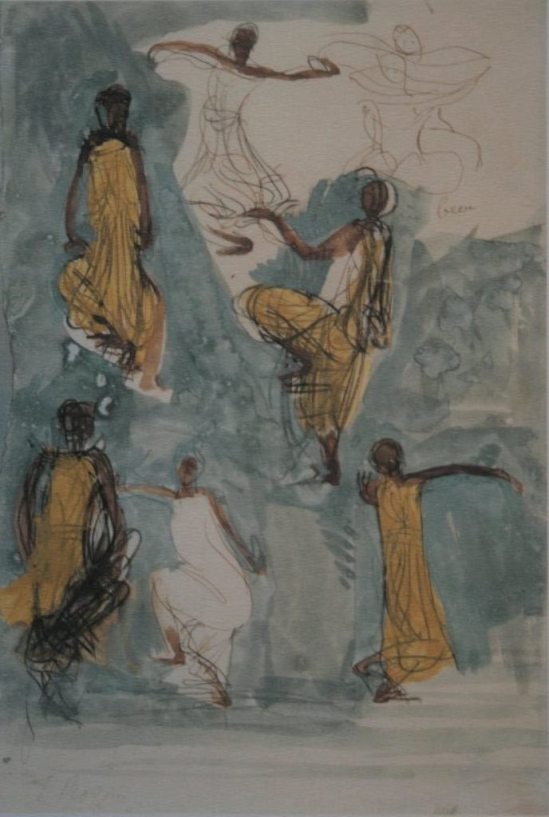 Auguste Rodin. Danseuses cambodgiennes 1906