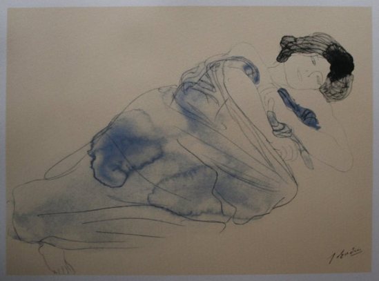 Auguste Rodin. Femme allongée