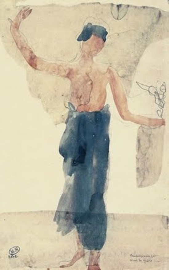 Auguste Rodin. Danseuse cambodgienne 1906