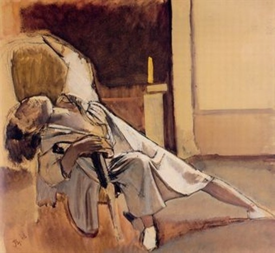 Balthus. Etude pour 'La semaine des quatre jeudis' 1948