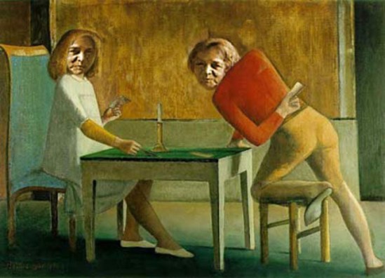 Balthus. La partie de cartes 1948-1950