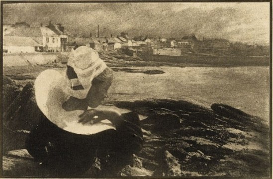Demachy, Robert. In Brittany 1904. Via photogravure