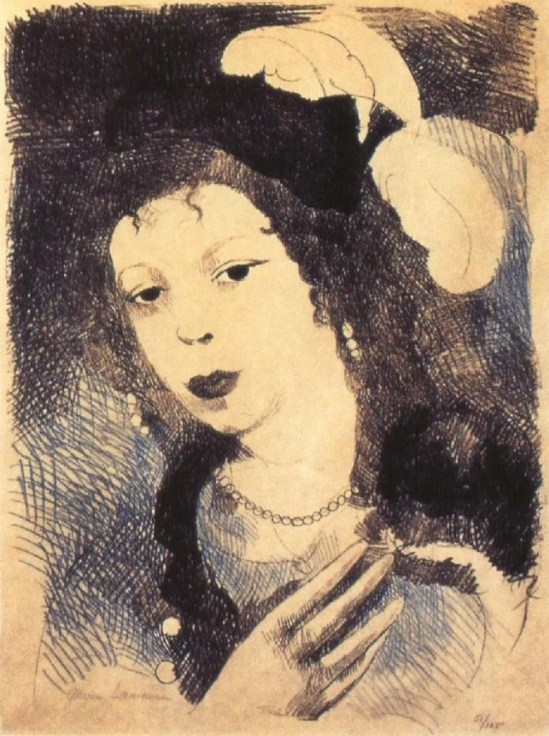 Edgar Degas. Portrait de Marie Laurencin
