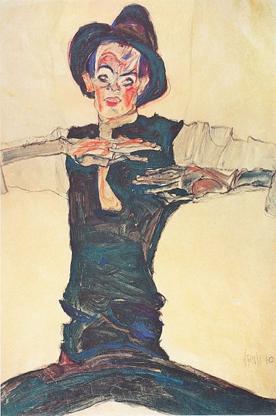 Egon Schiele. Autoportrait 1910