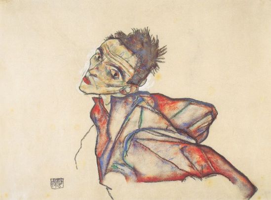 Egon Schiele. Autoportrait 1915