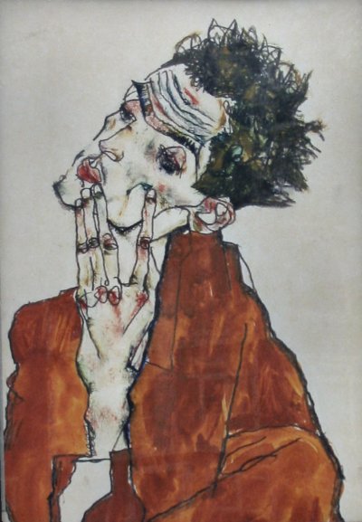 Egon Schiele. Autoportrait