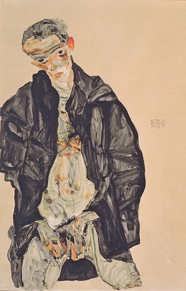Egon Schiele. Autoportrait1 1911
