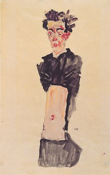 Egon Schiele. Autoportrait 1911