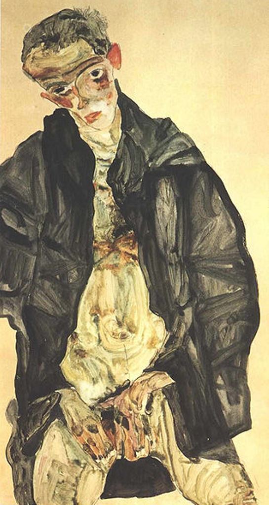 Egon Schiele. Autoportrait9