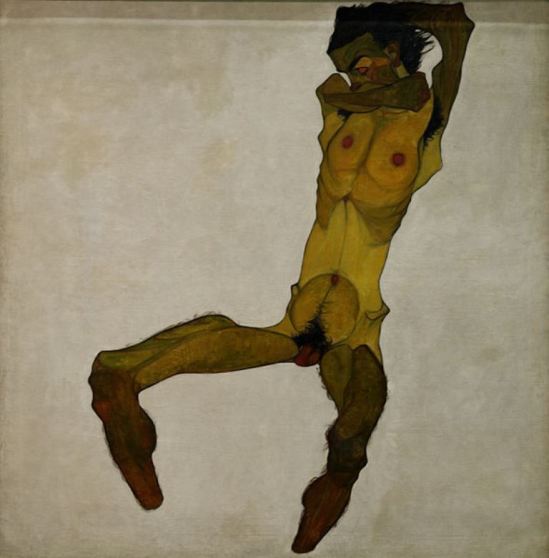 Egon Schiele121. Autoportrait 1910