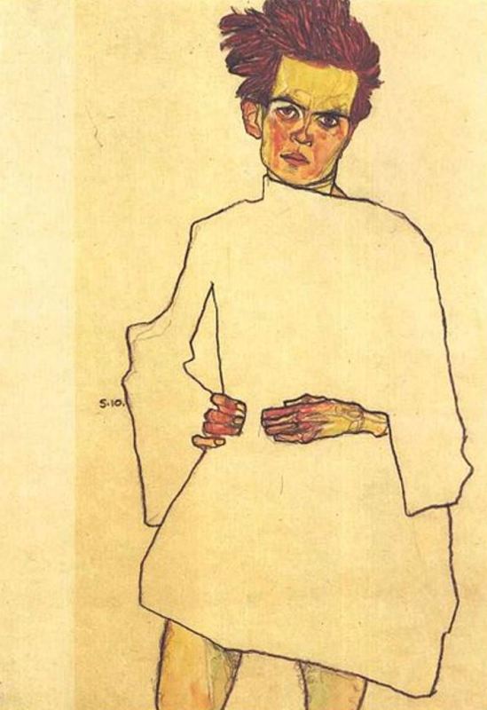 Egon Schiele18. Autoportrait 1910