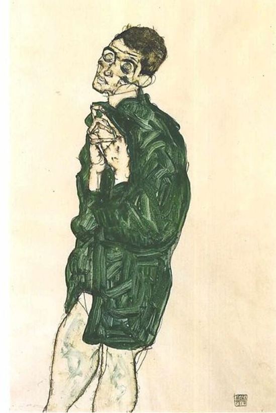Egon Schiele21. Autoportrait 1914