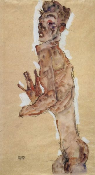 Egon Schiele7. Autoportrait 1911