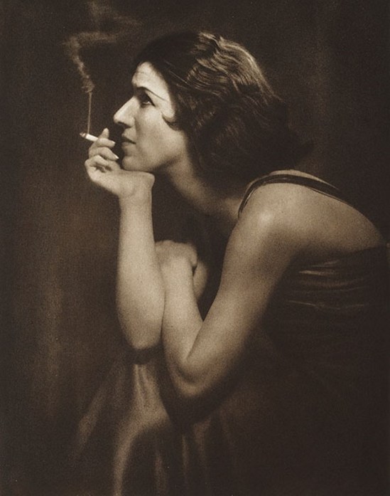 Fassbender, Adolph. Pondering 1937. Via photogravure