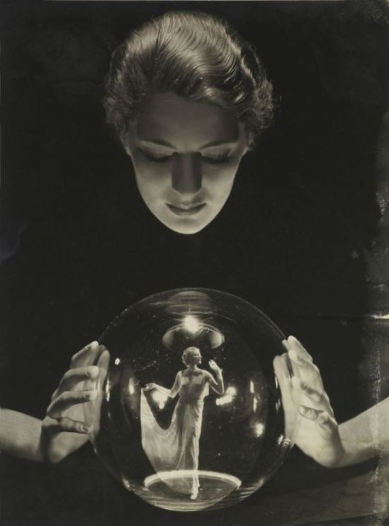 George Hoyningen-Huene. Lee Miller. Crystal ball 1925 Via pictify
