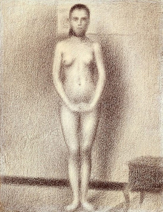 Georges Seurat. Etude pour les poseuses
