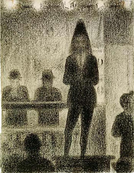 Georges Seurat. Trombone player 1887