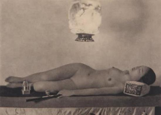 Heinz Von Perckhammer . Nu opiomane, aux vases, au miroir, 1928 Via drouot