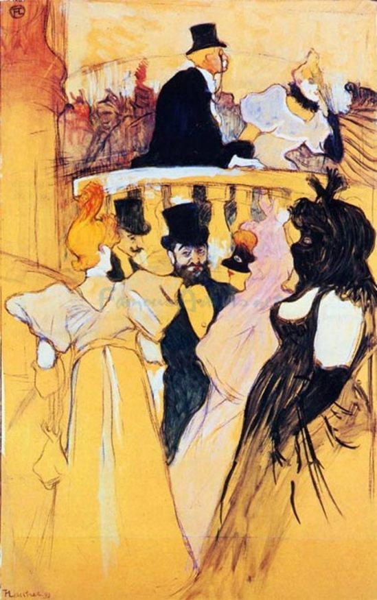 Henri de Toulouse-Lautrec. Au bal de l'opéra 1893
