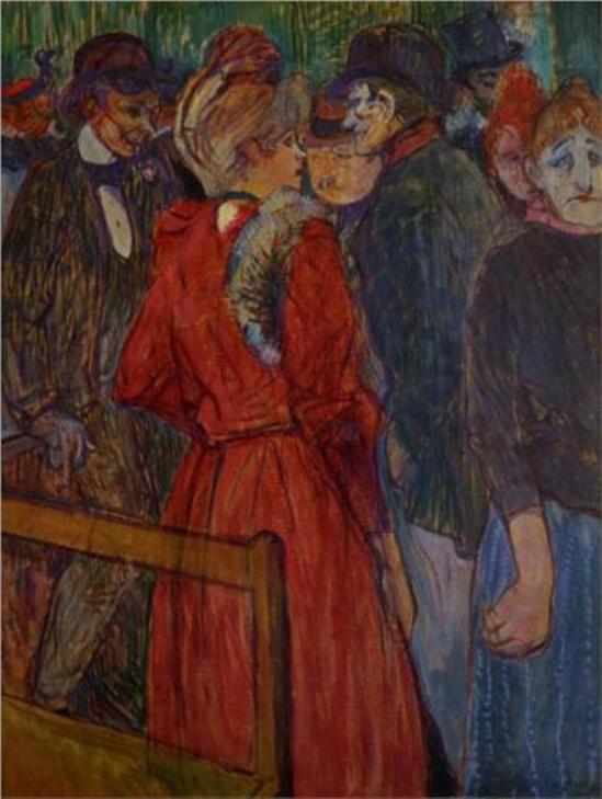 Henri de Toulouse-Lautrec. Au Moulin de la Galette 1891jpg