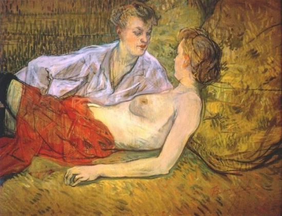 Henri de Toulouse-Lautrec. Les deux amies 1894-1895