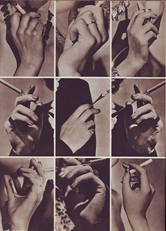 John Everard. Hands smoking. Via flick