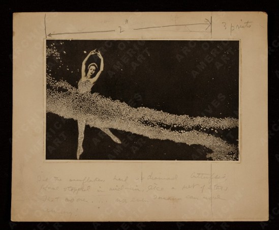 Joseph Cornell. Collage of Tamara Toumanova dancing entre  1940 and 1970 Via aaa.se.edu