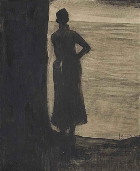 Léon Spilliaert . Attente 1902