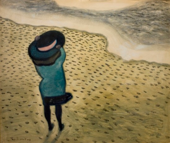 Léon Spilliaert. Fillette au grand chapeau 1909