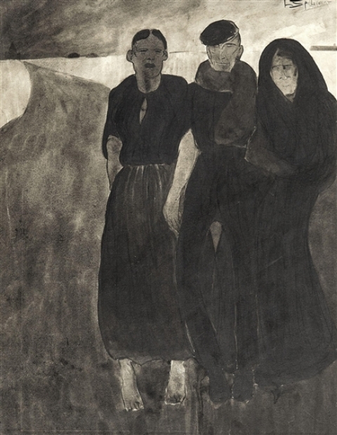 Léon Spilliaert. Fisher men and women 1902