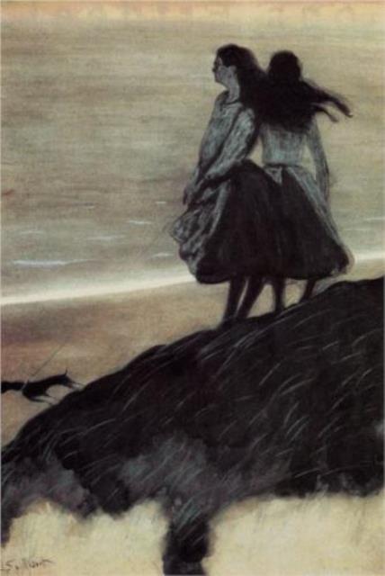 Léon Spilliaert. Girls on a dune 1913