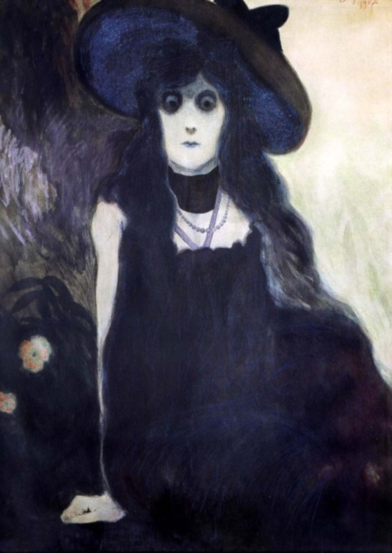 Léon Spilliaert. La Buveuse d’Absinthe 1907