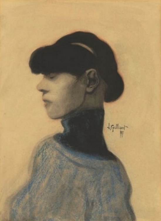 Léon Spilliaert. Profil 1907jpg