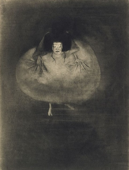 Marius De Zayas. Madame Hanako 1910. Camera work. Via photogravure