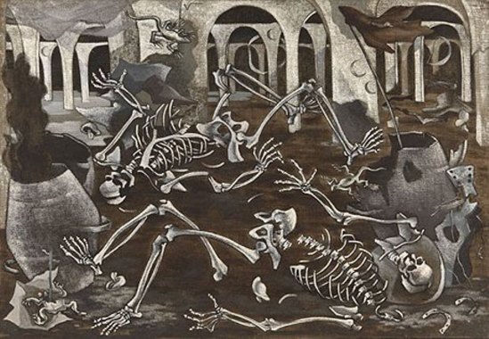 Maruja Mallo. Fossiles 1930. Huile sur toile