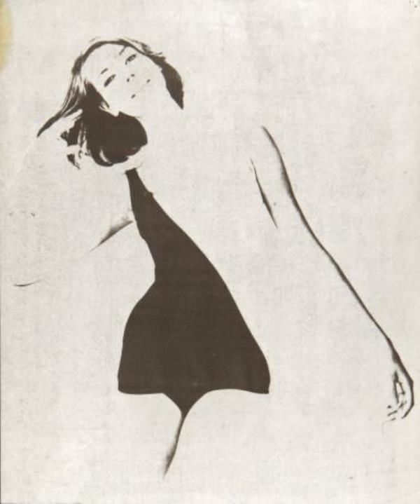 Maurice Tabard. Bichromate 1961 Report sur papier d'époque Via Drouot