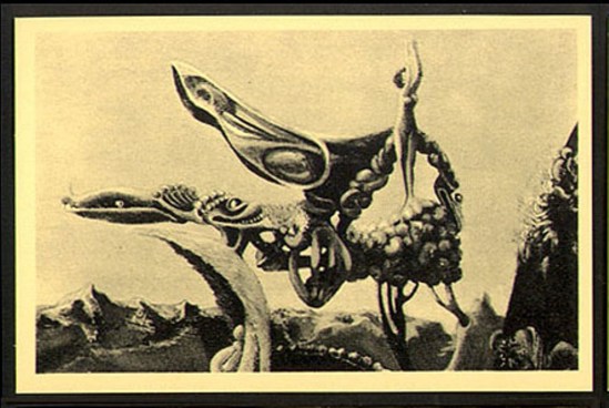 Max Ernst. La carte surréaliste 1937 Via vasta images