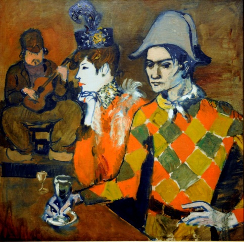Pablo Picasso. At the Lapin Agile 1905