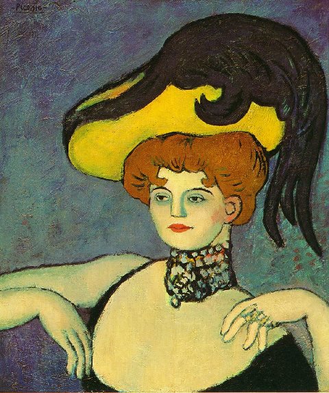 Pablo Picasso. Courtisane au collier de gemmes (1901)