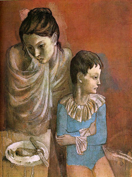 Pablo Picasso. Mother and child 1904-1906