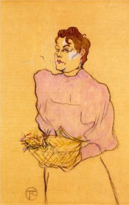 The Flower Seller - Henri de Toulouse-Lautrec 1894