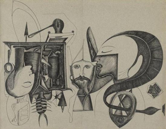 Victor Brauner. Sans titre 1938 Via RMN