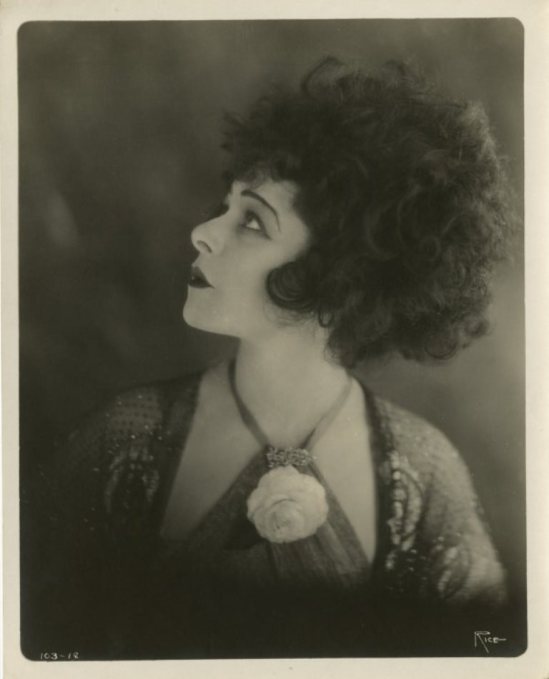 Alla Nazimova gallery portrait from Camille by Arthur F. Rice Via liveauctioneers
