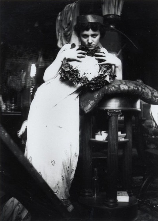 Alphonse Marie Mucha. Model posing in Mucha's studio rue du Val de Grâce Via muchafoundation