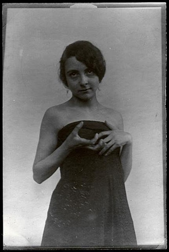 Alphonse Marie Mucha. Model with hand pose 1908 Via mutualart